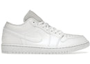 Jordan 1 Low Triple White